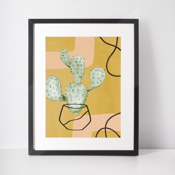 Wall Art Boho Nature Plants Print Illustration Unframed - Picture 5 of 5